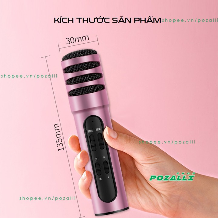 Micro livestream C7 phụ kiện míc thu âm karaoke HÀNG LOẠI 1