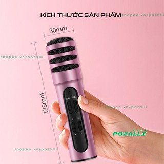 Micro thu âm C7 hát karaoke chính hãng