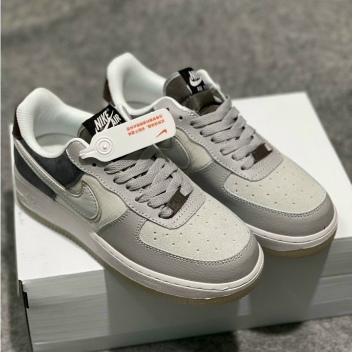 Giày Air Force 1 Low Xám lông chuột, Giày AF1 Xám Lông Chuột da lì hot trend 2023