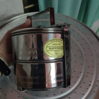 Cà mên 2 ngăn inox loại lớn 304