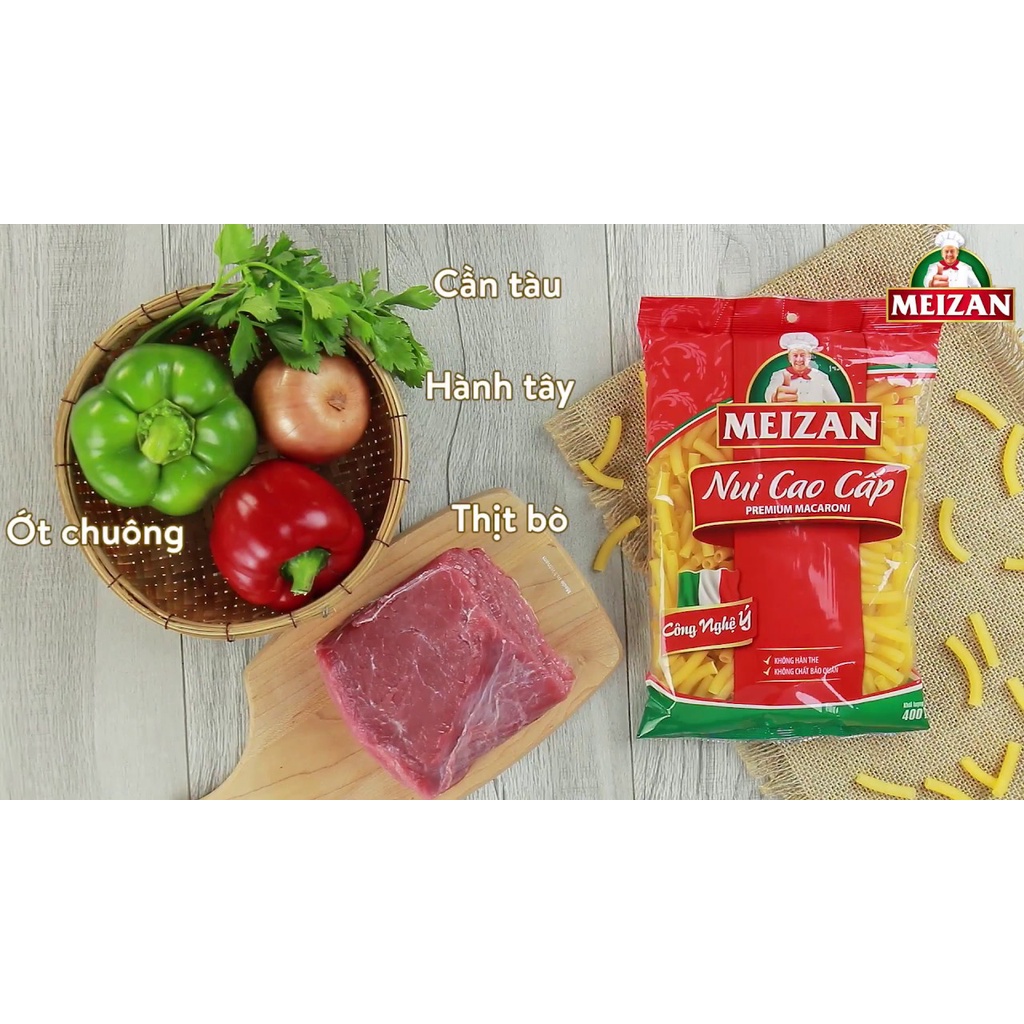 Nui cao cấp Meizan gói 400g