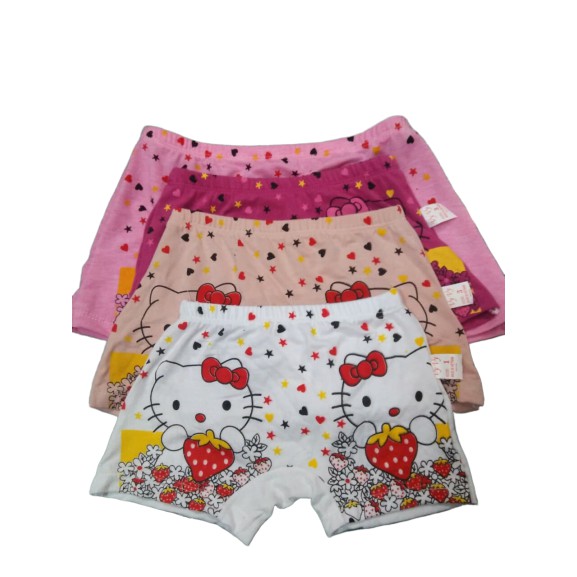 Quần chip đùi bé gái chất liệu coton lụa đủ size từ 06-45kg