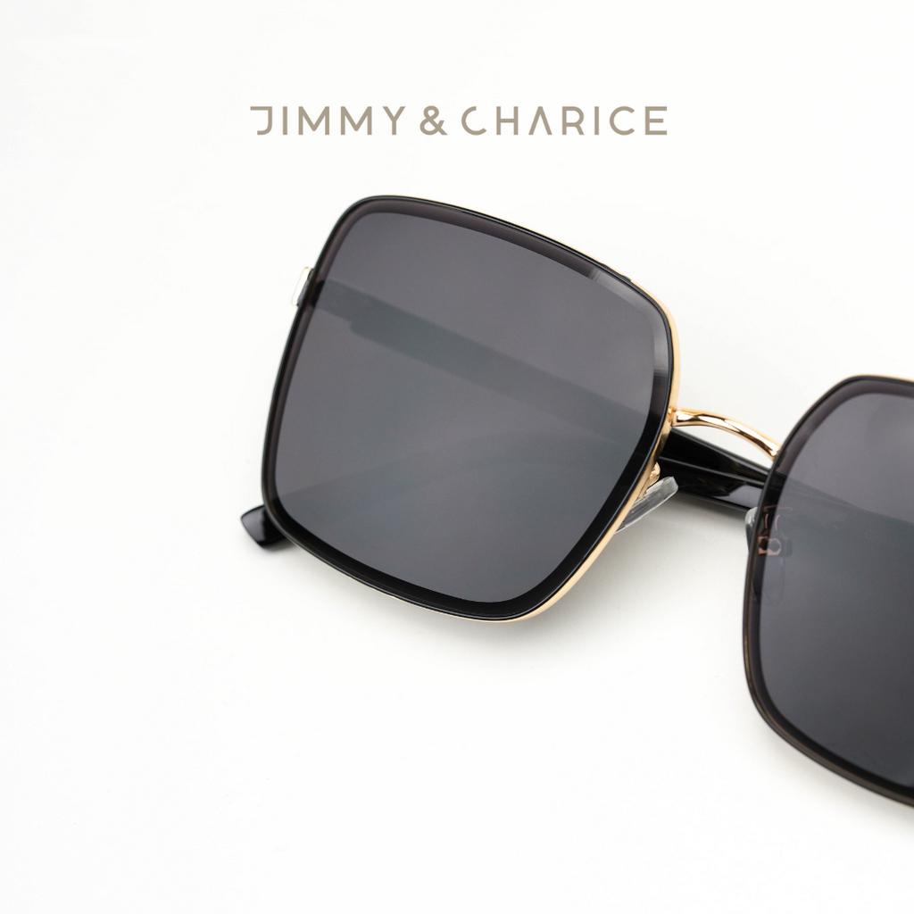 Kính râm nữ mắt vuông nhựa Jimmy & Charice Vivian kr258