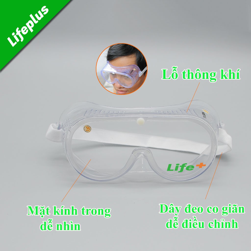 Kính bảo hộ lao động, kính mắt lao động Tolsen 45074