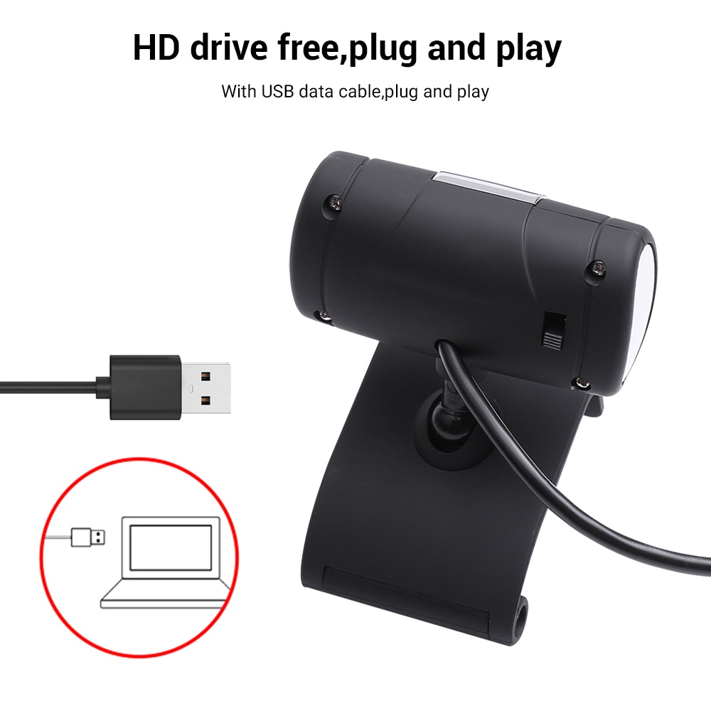 Webcam Kết Nối Usb Xoay 360 Độ