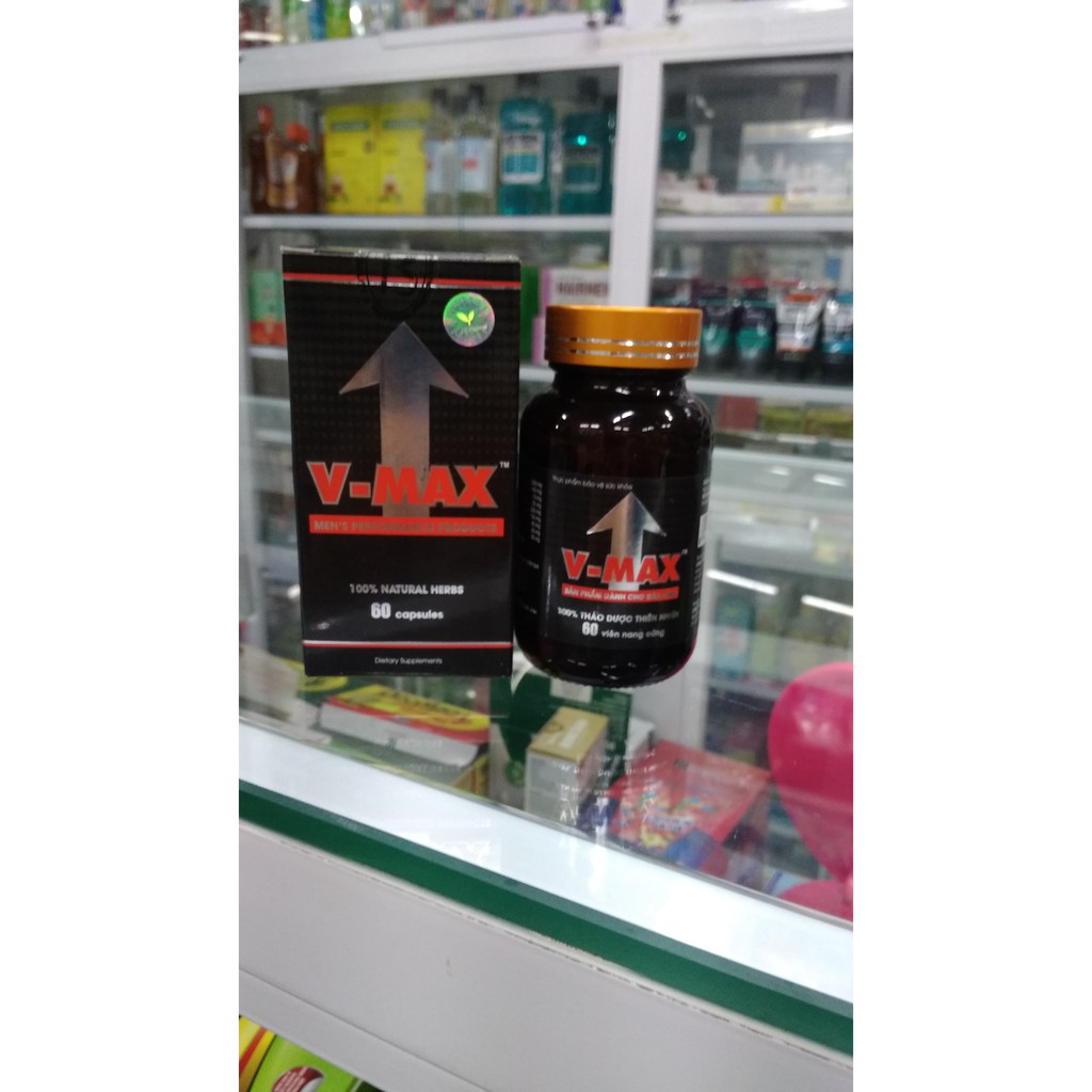 Tăng cường sinh lí nam giới V-MAX - Sản phẩm dành cho đàn ông đích thực - 100% THẢO DƯỢC THIÊN NHIÊN
