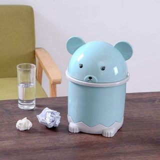 Thùng rác mini để bàn hình gấu