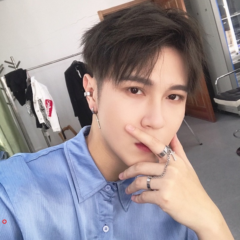 Nhẫn điều chỉnh mặt hình chữ thập phong cách punk hip hop cổ điển dành cho nam và nữ