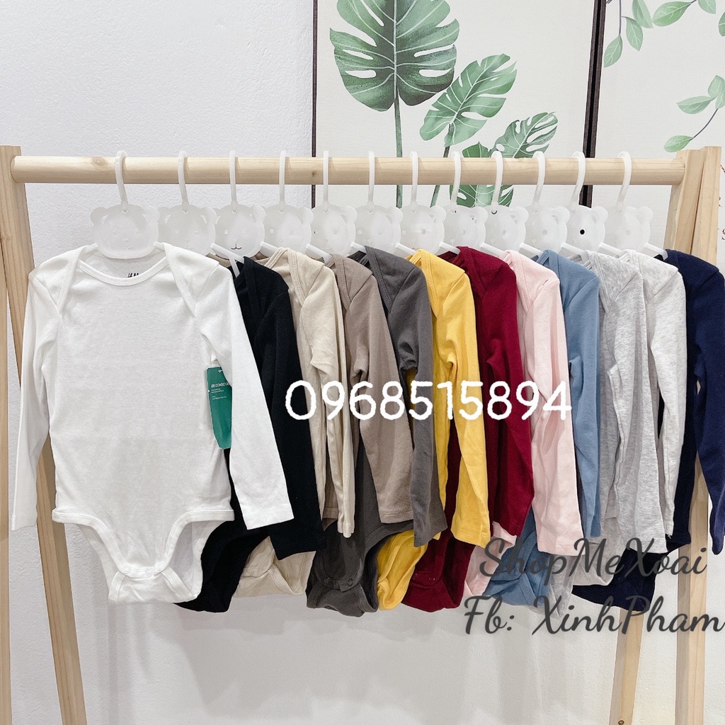 [Size 12-18M 9-11kg] BODYSUIT HM DÀI TAY XUẤT DƯ XIN CHO BÉ TRAI/BÉ GÁI