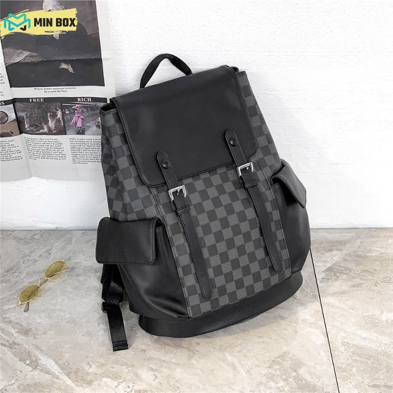 Balo nam nữ thời trang da PU cao cấp, Balo Đựng Laptop Phong Cách Unisex Hàn Quốc