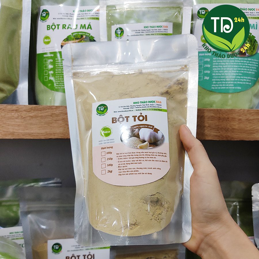 [1kg] Bột tỏi nguyên chất 100%, giá tốt trên thị trường I Kho Thảo Dược 24h