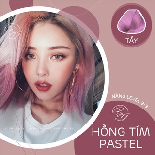 Thuốc nhuộm tóc Hồng tím pastel / Hồng tím khói cần dùng Thuốc tẩy tóc của Buddyhairs, Buddyhair, Buddy.hairs