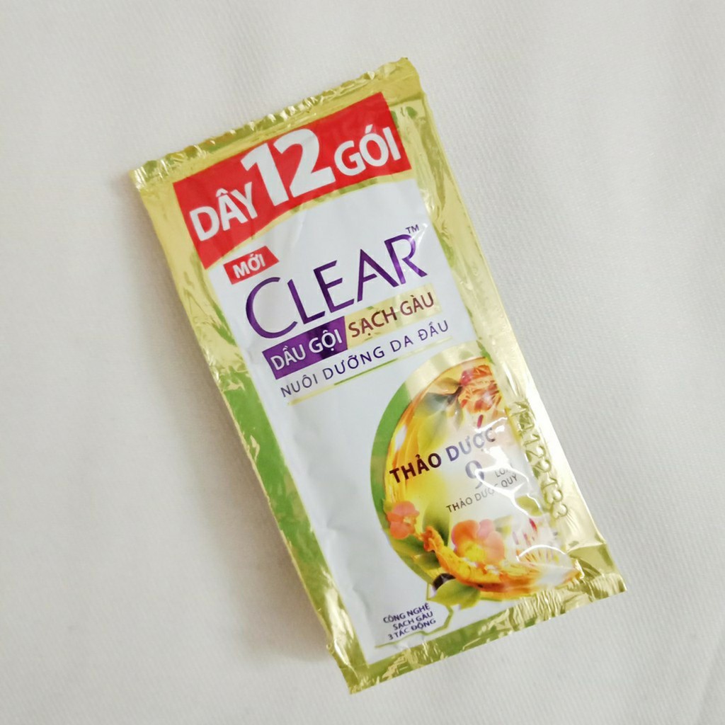 Set 10 gói dầu gội tinh dầu 6g (dành cho da nhờn, da khô, 9 loại thảo dược) | BigBuy360 - bigbuy360.vn