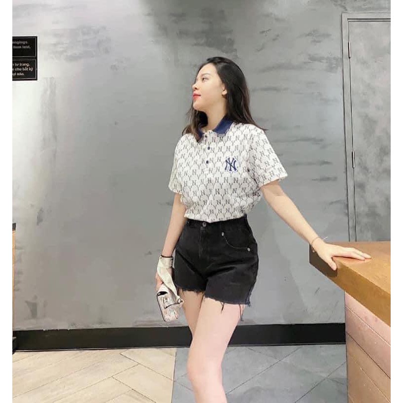 (HÀNG XUẤT XỊN) Áo Polo M//L//B Monogram 2 màu, Size S M L, Full tag code | BigBuy360 - bigbuy360.vn