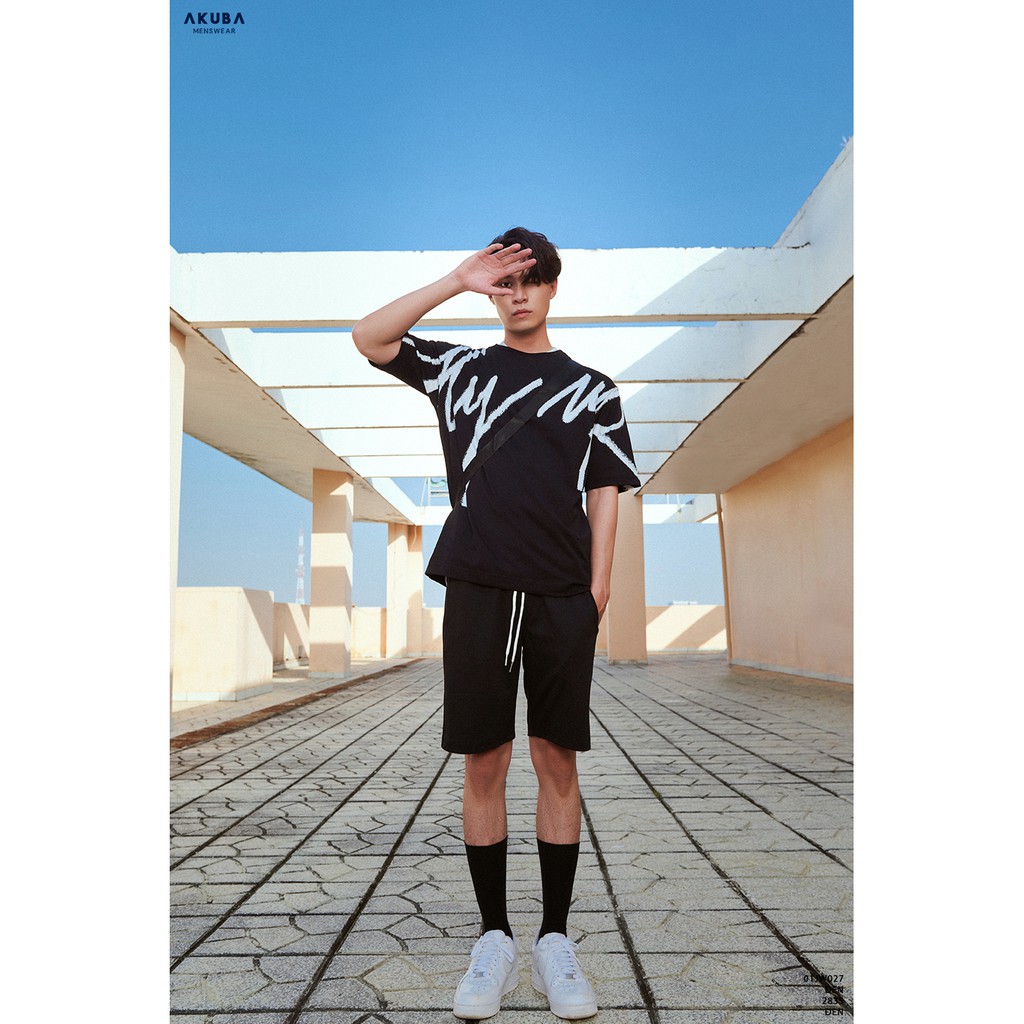Áo Thun Nam Oversize Tay Ngắn AKUBA | 01JW027 | BigBuy360 - bigbuy360.vn