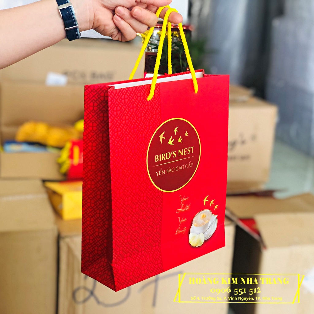 Túi giấy đựng Yến sào Cao cấp sang trọng - 50g/100g