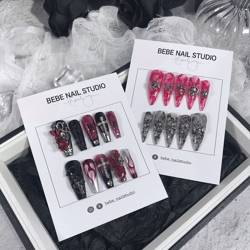 Nail Box Móng Úp Thiết Kế - Gothic nail