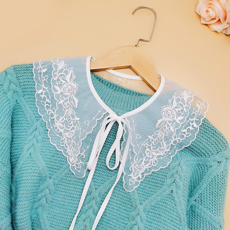 Yoioi Cổ Áo Giả Thêu Phong Cách Hanfu Cổ Điển