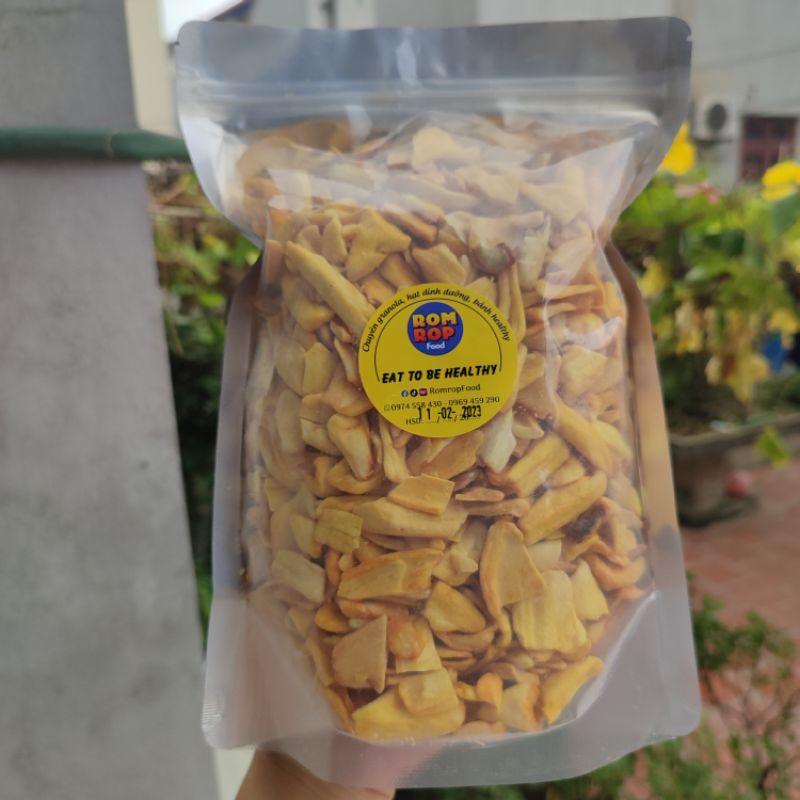 1kg mít sấy vụn giòn ngon Romrop Food mít vụn sấy giòn