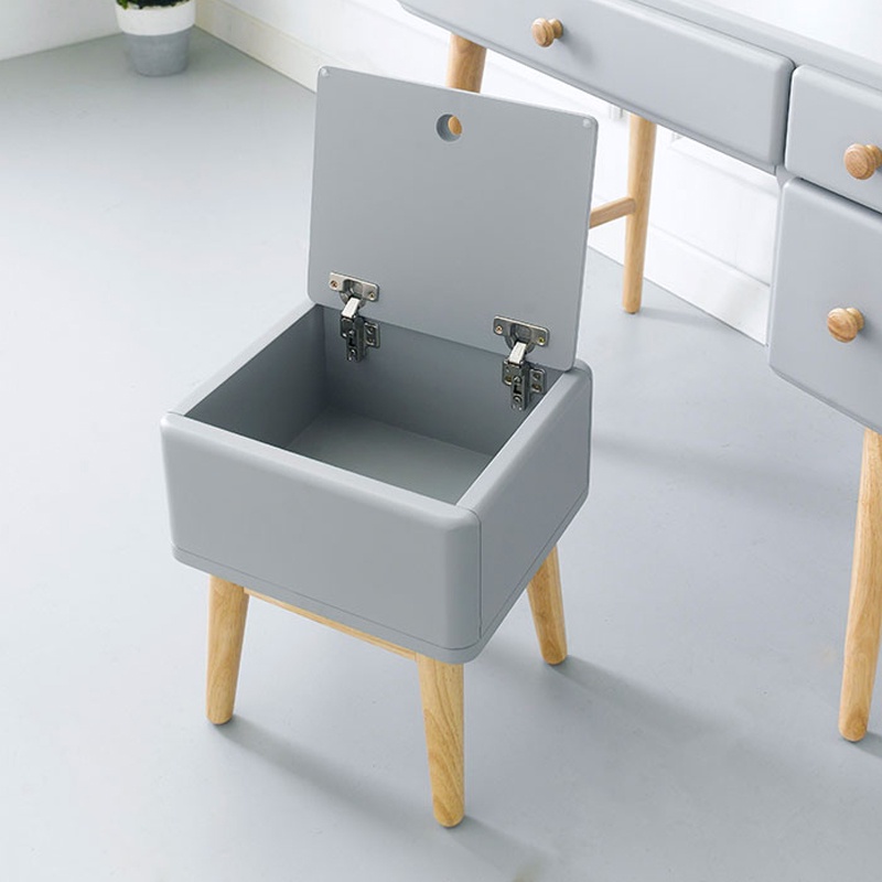 Bộ bàn trang điểm Rora - Grey IBIE gỗ cao su