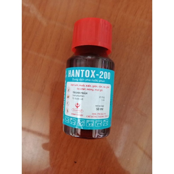 Vệ sinh môi trường diệt ruồi, muỗi ve, giận, mạt gà Hatox 200-50ml
