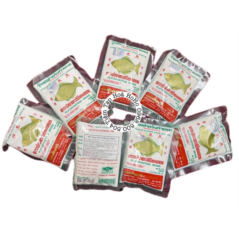 Thạch Rau Câu Con Cá Vàng - 25gr