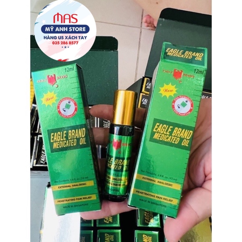 Dầu Gió con ó 12ml Dạng Lăn.