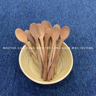 Muỗng gỗ mù u mộc tre hàng vnxk