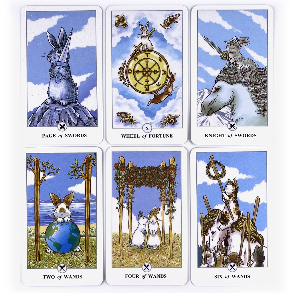 [Size Gốc] Bộ bài Luna Lapin Tarot Deck 012