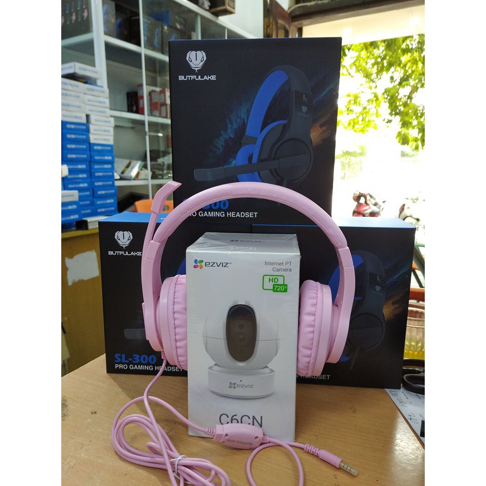 Tai nghe chụp tai Butfulake SL300- mic và loa tích hợp 1 cổng 3.5