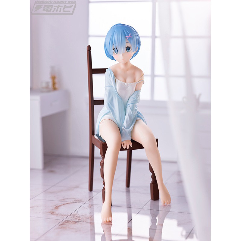 Mô Hình Figure Chính Hãng Anime Re:Zero, REM - Relax ver, Bandai Spirits chính hãng Nhật Bản