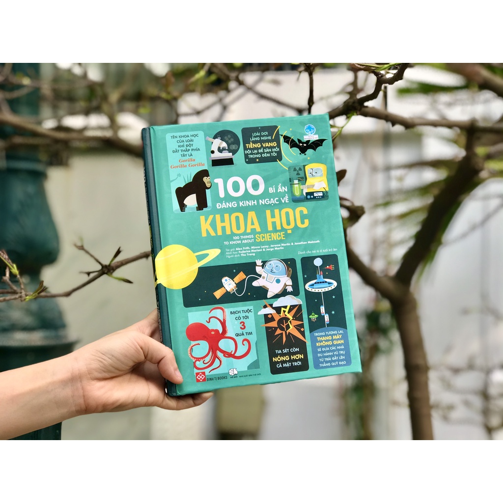 Sách - 100 bí ẩn đáng kinh ngạc về Khoa học (USBORNE - 100 things to know about science) 5.0
