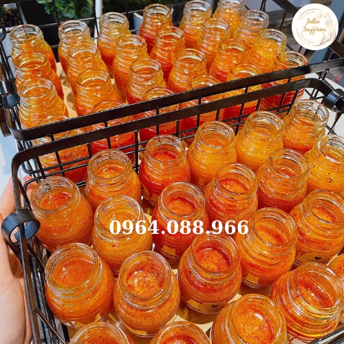 [CHÍNH HÃNG] Saffron Super Negin Ngâm Mật ong Bạc Hà (Xay sẵn) + Tặng que lấy mật + trà hoa | BigBuy360 - bigbuy360.vn