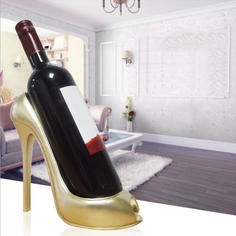 Giá Đỡ Chai Rượu Vang Hình Giày Cao Gót Độc Đáo Trang Trí Nhà Cửa