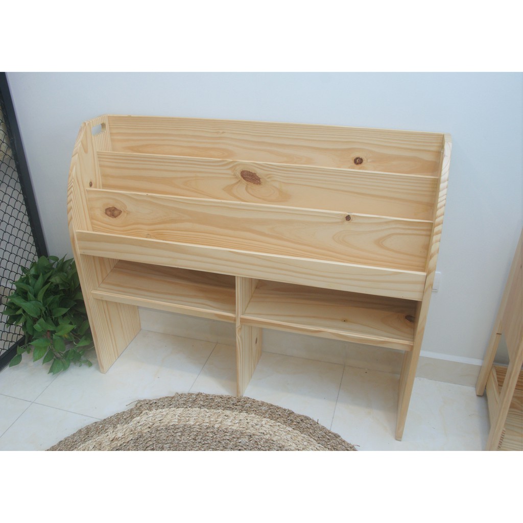 🌈🌈Kệ Giá Sách Mom Có Bánh Xe II (To) - Bebewwood. | BigBuy360 - bigbuy360.vn