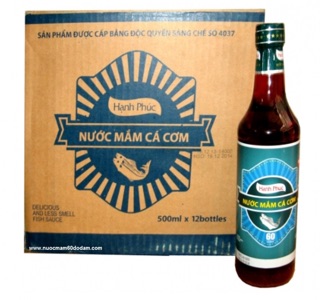 Nước mắm cá cơm 60 độ đạm 500ml