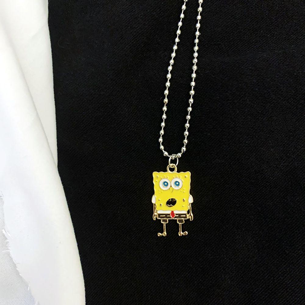 FORBETTER Vòng cổ Mặt Hoạt Hình SpongeBob Dễ Thương