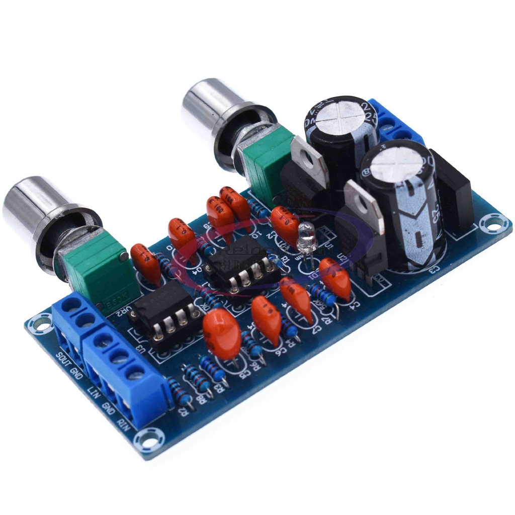 Mới Bảng Mạch Khuếch Đại Âm Thanh Siêu Trầm NE5532 9-15V