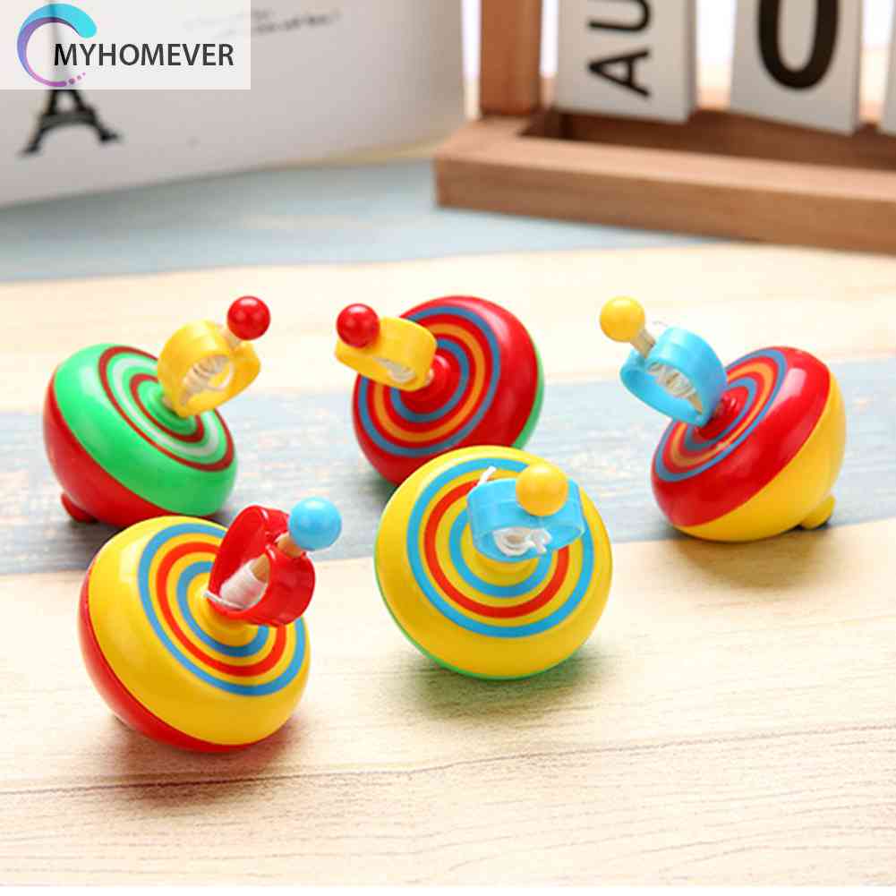Con Quay Đồ Chơi Fidget Spinner Với Dây Kéo, MàU SắC NgẫU Nhiên Cho Bé