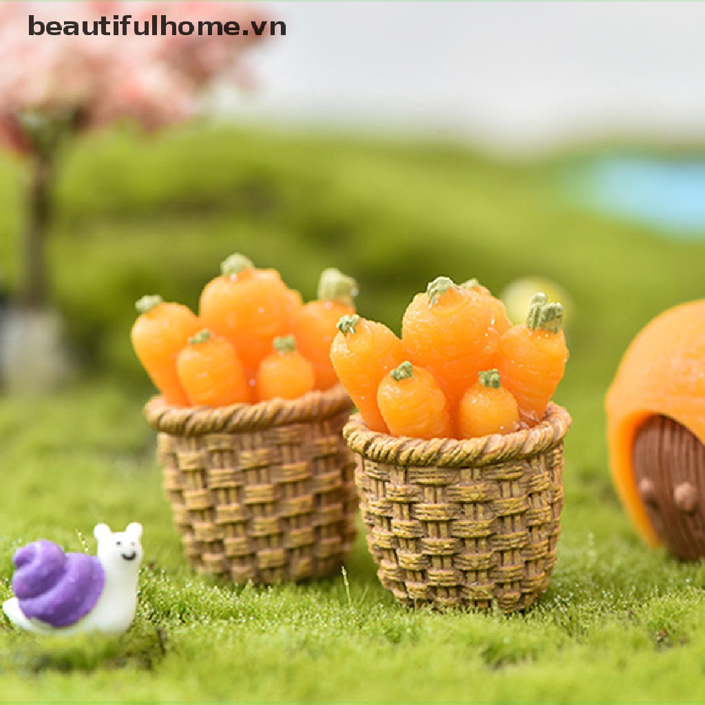 Mô hình thỏ nhựa trang trí tiểu cảnh xinh xắn dễ thương