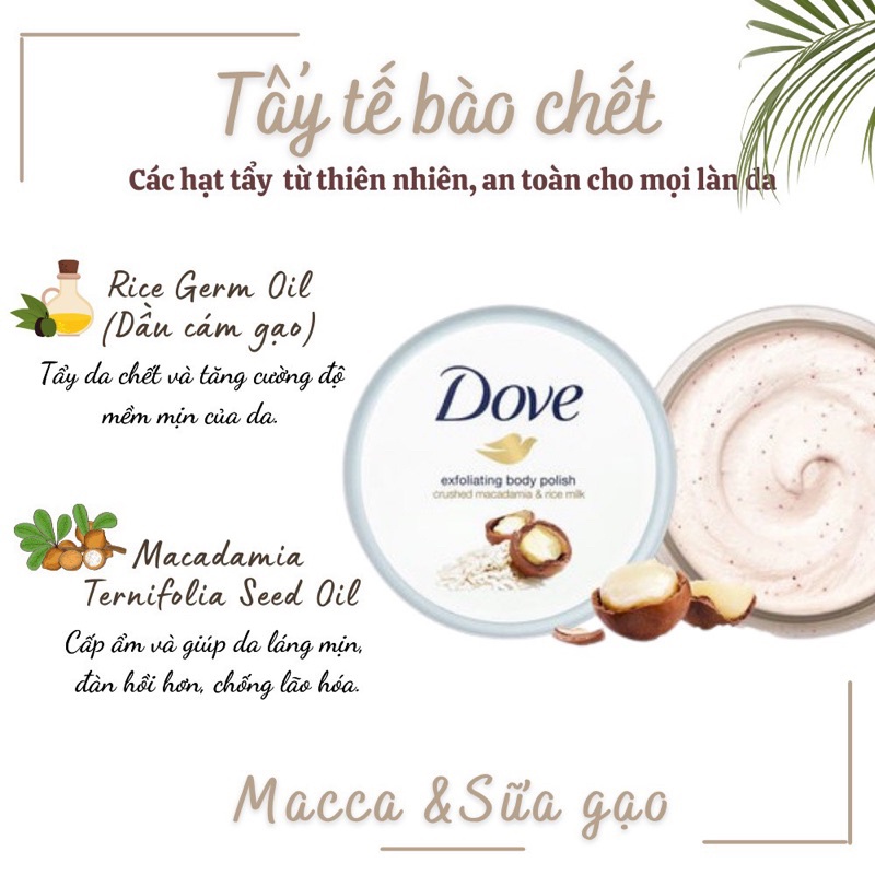 ☄️Tẩy Da Chết Toàn Thân DOVE Exfoliating Body Polish Đức và Mỹ💥CHÍNH HÃNG💥 | BigBuy360 - bigbuy360.vn