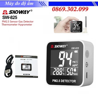 [ Chính hãng ] Máy đo chất lượng không khí SNDWAY SW-825 công nghệ cảm biến phát hiện laser tiên tiến