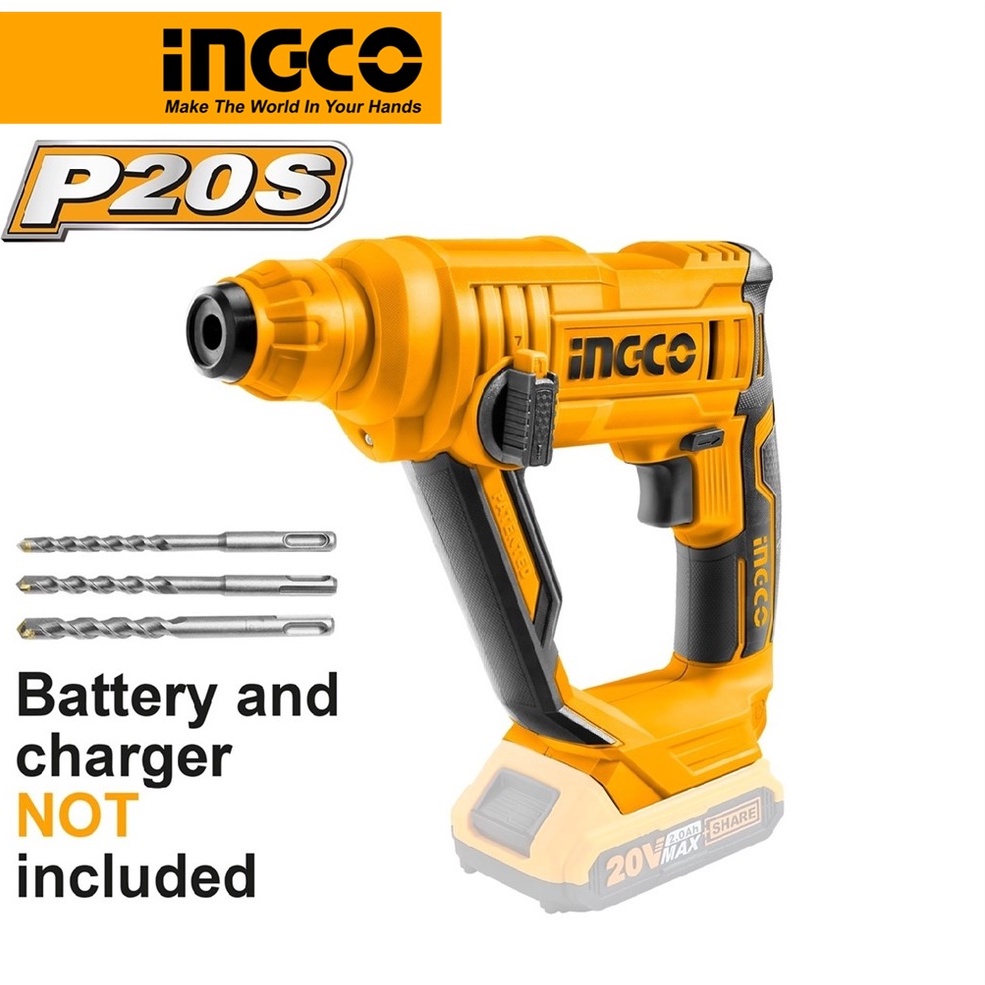 Máy khoan bê tông dùng pin 20V INGCO CRHLI1601