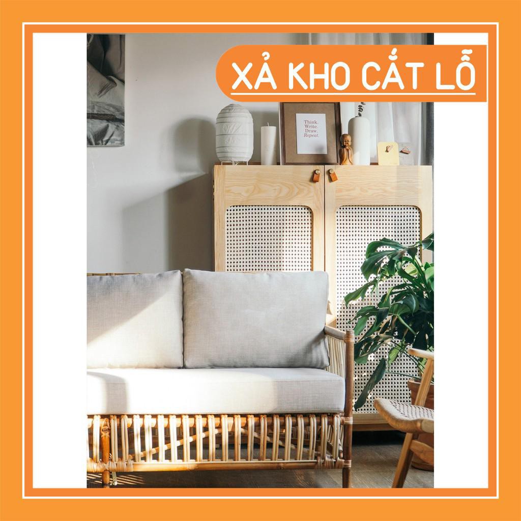 [Giá Gốc] gường mây, sofa mây dài nội thất phòng khách, quán cafe, homestay, khu nghỉ dưỡng CAO CẤP