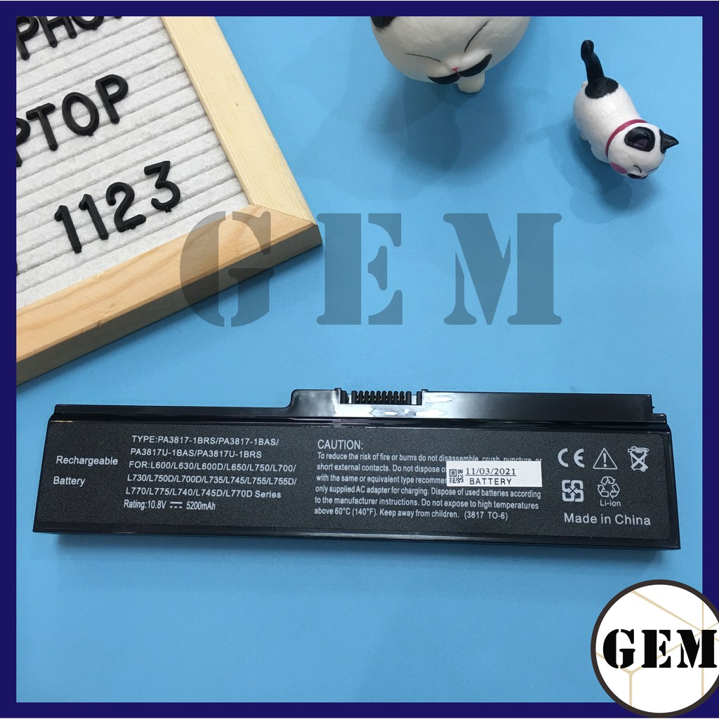 Pin Laptop Toshiba 3817 C640 L510 3634 3817 L645 L655 L730 A665 C655 C640D C650D C655D C660D L515 L600 sac.laptop p32
