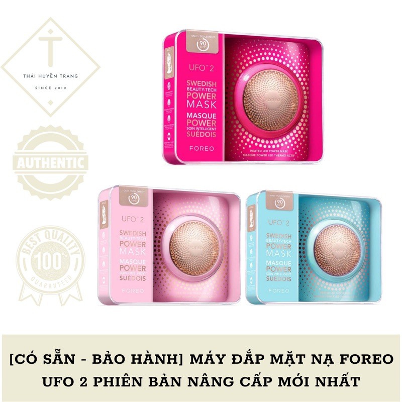 [CÓ SẴN - BẢO HÀNH] MÁY ĐẮP MẶT NẠ FOREO UFO 2 - PHIÊN BẢN NÂNG CẤP MỚI NHẤT