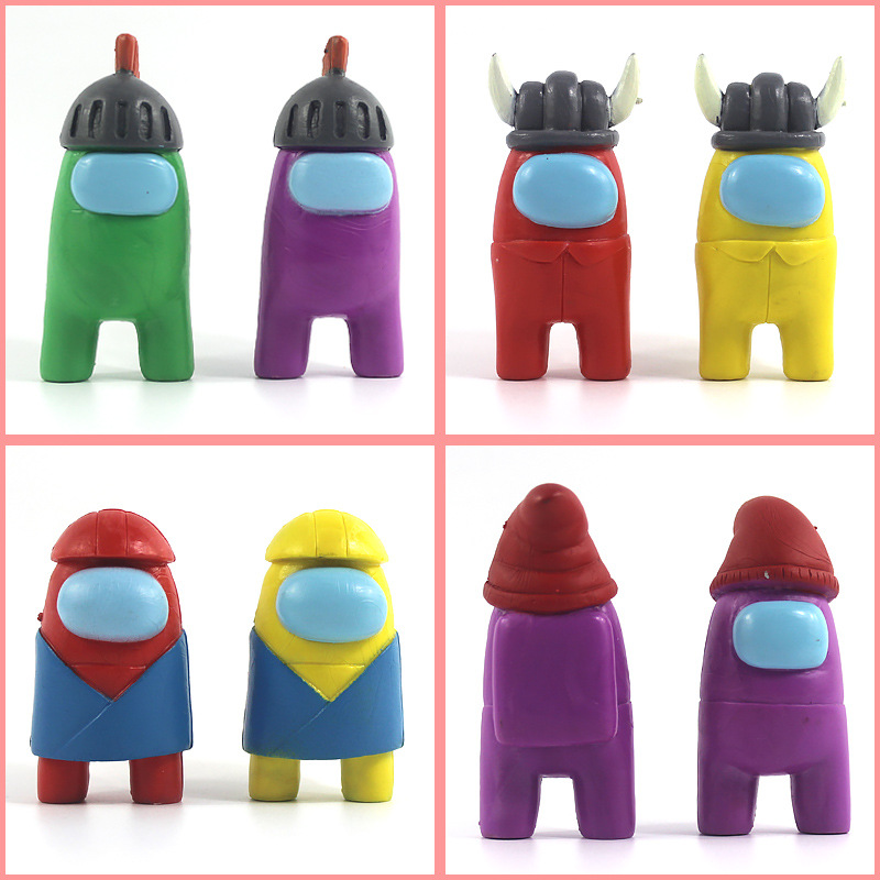 Bộ Sưu Tập Búp Bê Nhân Vật Amang Us (8 Cái) 6-8cm