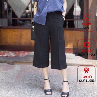 Quần short nữ ống rộng lửng MAYA vải tuyết mưa cao cấp Hàn Quốc Q144