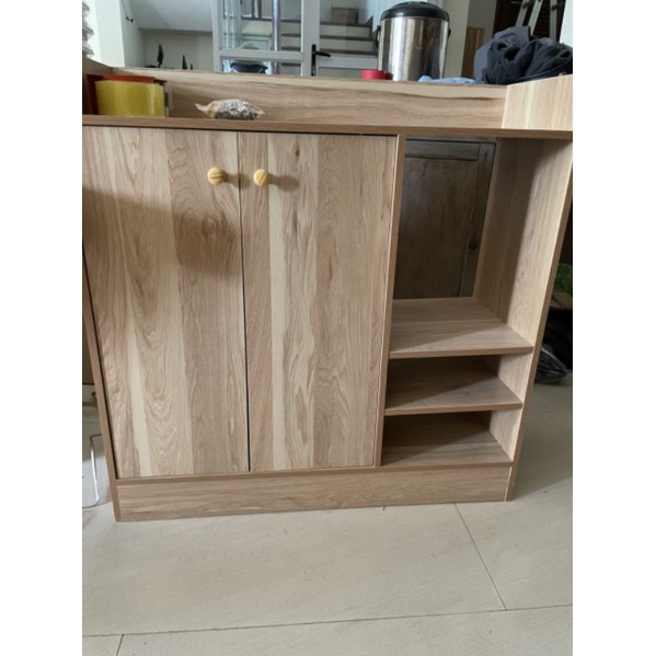 TỦ GỖ ĐỂ GIÀY DÉP 3 NGĂN CÓ CÁNH