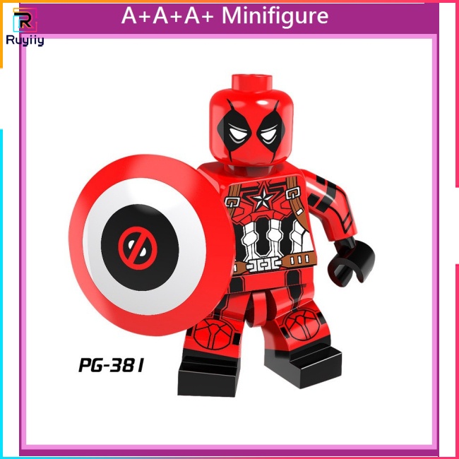 Mô Hình Lắp Ráp Mini R3 Pg8093 Siêu Anh Hùng Bain Wolverine Deadpool Đội Us